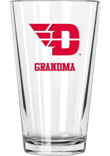 Dayton Flyers Grandma 16 oz Pint Glass - White