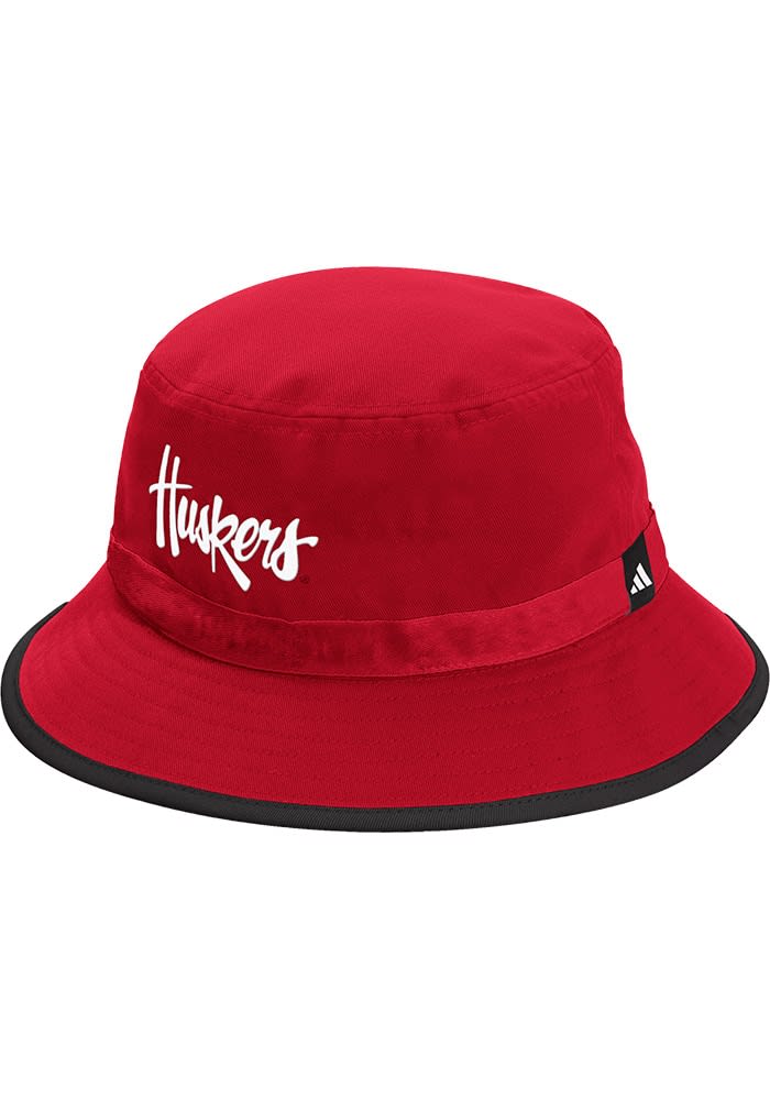Adidas Nebraska Cornhuskers RED Seasonal Bucket Hat - 94627623