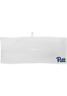 White Pitt Panthers Microfiber 16x40 Golf Towel