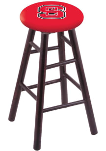 NC State Wolfpack Round Cushion Maple Pub Stool - Brown