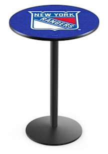 New York Rangers Black Round Base Pub Table