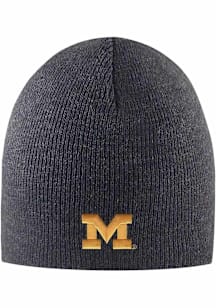 LogoFit Michigan Wolverines Dark Grey Everest Mens Knit Hat
