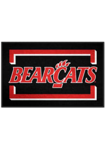 Black Cincinnati Bearcats Alternate Logo Interior Rug
