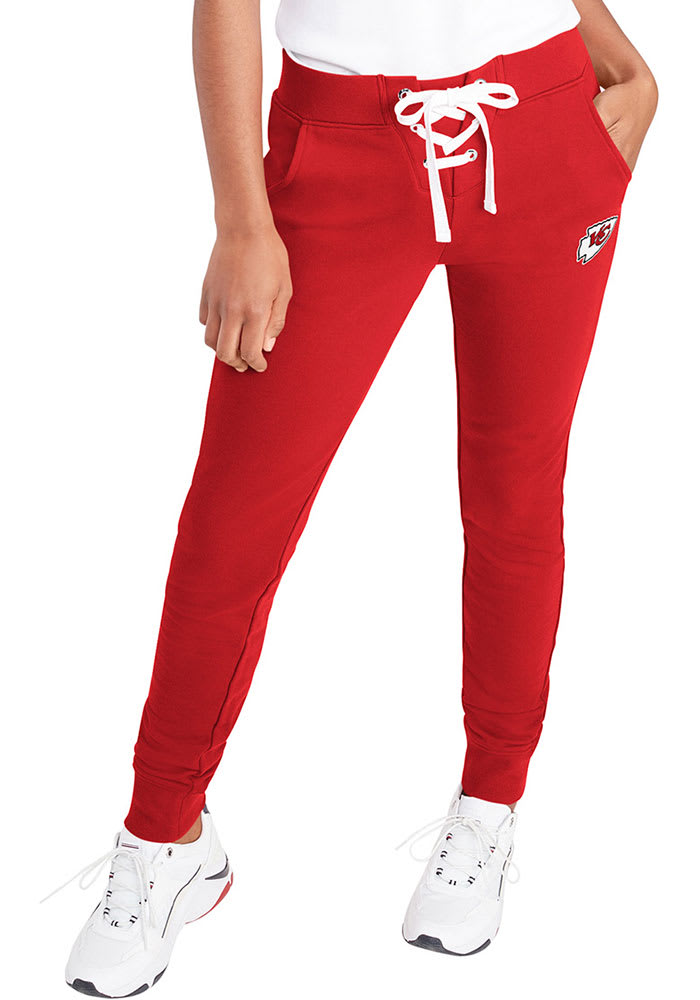 Tommy Hilfiger Kansas City Chiefs Womens Chloe Red Sweatpants