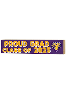 KH Sports Fan West Chester Golden Rams 3x13 Block Sign Class of 2025 Sign - Purple