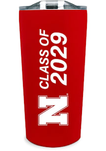 Nebraska Cornhuskers 18oz Class of 2029 Soft Touch Stainless Steel Tumbler - Red