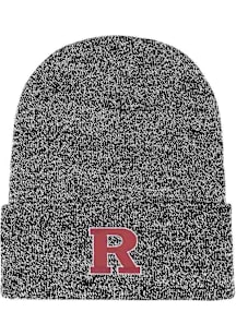 LogoFit Rutgers Scarlet Knights Black Bueller Mens Knit Hat