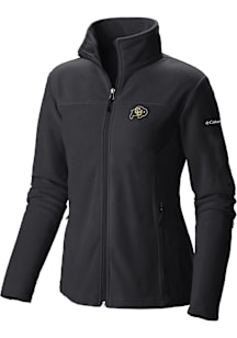 Columbia Colorado Buffaloes Womens Black Give and Go II Fleece Light Weight Jacket