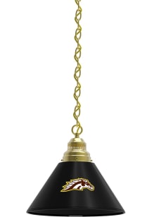 Gold Western Michigan Broncos Single Billiard Lamp