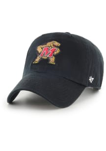 47 Maryland Terrapins Clean Up Adjustable Hat - Black