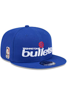 New Era Washington Wizards Blue Hardwood Classic 9FIFTY Mens Snapback Hat