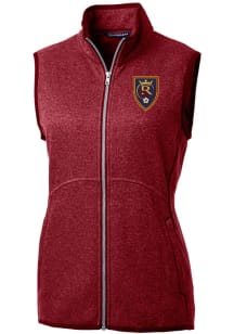 Cutter and Buck Real Salt Lake Womens Red Mainsail Vest