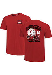Nebraska Cornhuskers Volleyball Short Sleeve T Shirt - Red