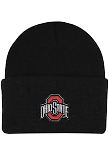 LogoFit Ohio State Buckeyes North Pole Baby Knit Hat - Black