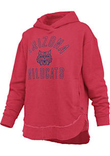 Pressbox Arizona Wildcats Womens Red Rockford Hooded Sweatshirt