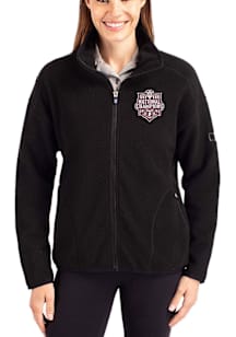 Cutter and Buck Indiana Hoosiers Womens Black 2025 CFP National Champions Cascade Sherpa Light Wei..