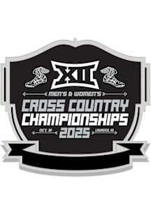 Big 12 Souvenir BIG 12 Cross Country Championship Pin - Black