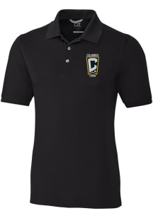 Cutter and Buck Columbus Crew Black Advantage Pique Big and Tall Polo