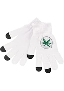 Ohio State Buckeyes LogoFit iText Mens Gloves - White