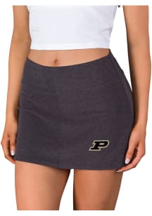 Womens Purdue Boilermakers Charcoal Concepts Sport Centerline Skirt