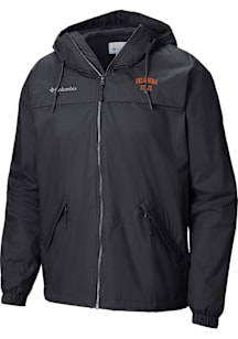 Columbia Oklahoma State Cowboys Mens Black Heat Seal Oroville Creek Medium Weight Jacket