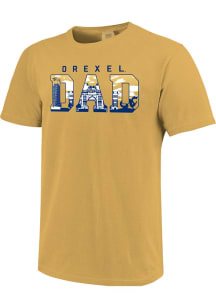 Drexel Dragons Dad Short Sleeve T Shirt - Gold