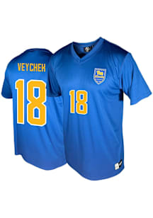 Joshua Veychek  Genuine Collective Pitt Panthers Mens Blue NIL Soccer Jersey