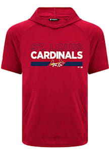 Levelwear St Louis Cardinals Red Phase Not Hitter City Connect Short Sleeve Hoods