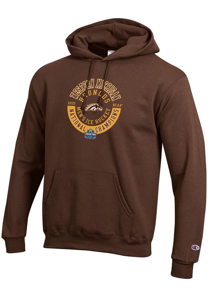 CHAMPION スウェットパーカー Western Michigan Broncos Summit Sportswear Mens BROWN Western Michigan Broncos