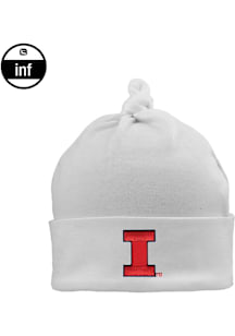 LogoFit Illinois Fighting Illini Mya Baby Knit Hat - White