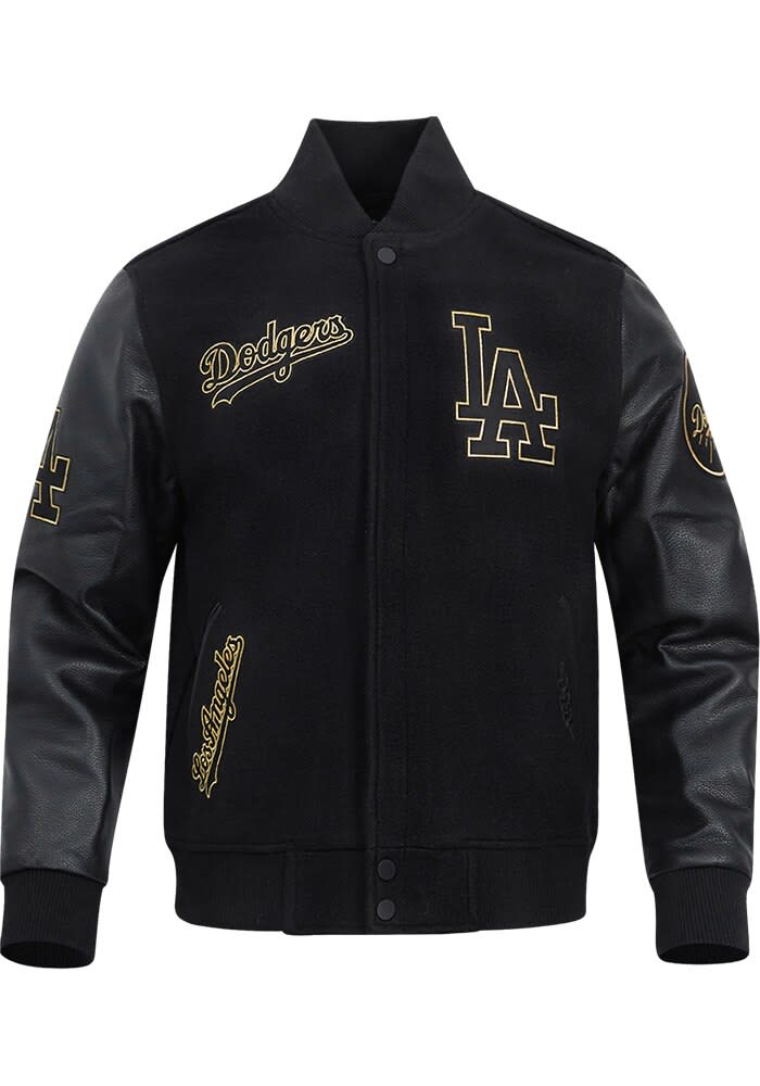 Pro Standard Los Angeles Dodgers Mens BLACK Black & Gold