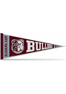 Alabama A&M Bulldogs Rally Standard 12x30 Pennant - Maroon