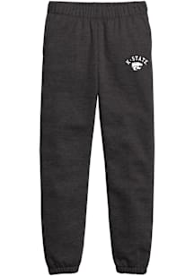 Youth Black K-State Wildcats Vintage Sweatpants