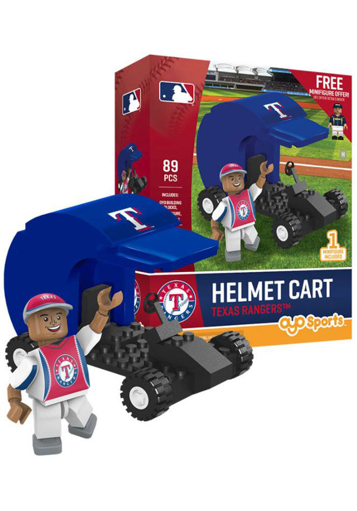 Texas Rangers Helmet Car Collectible Oyo Set