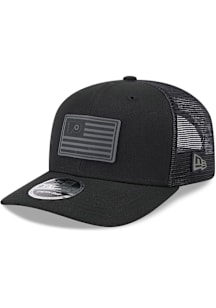 New Era Philadelphia Flyers Flag Trucker 9SEVENTY Adjustable Hat - Black