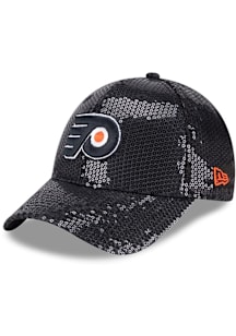 New Era Philadelphia Flyers Black Sequin 9FORTY Womens Adjustable Hat
