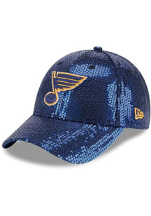 New Era St Louis Blues Blue Sequin 9FORTY Womens Adjustable Hat