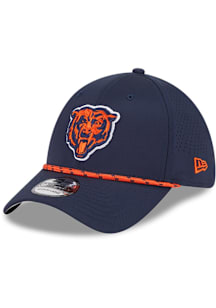 New Era Chicago Bears Mens Navy Blue Perform 39THIRTY Flex Hat