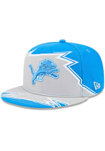 New Era Detroit Lions Mens Blue Break 59FIFTY Fitted Hat