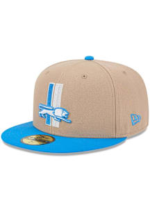 New Era Detroit Lions Mens Brown Evergreen 59FIFTY Fitted Hat