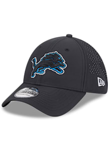 New Era Detroit Lions Mens Black Night 39THIRTY Flex Hat