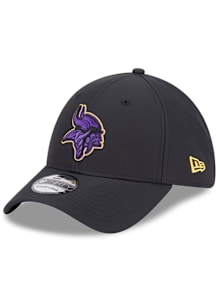 New Era Minnesota Vikings Mens Black Night 39THIRTY Flex Hat