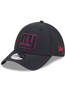 New Era New York Giants Mens Black Night 39THIRTY Flex Hat