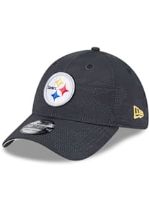 New Era Pittsburgh Steelers Mens Black Tonal Camo 39THIRTY Flex Hat