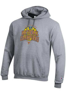 Champion Texas Longhorns Mens Grey 2025 Womens Softball National Champions Powerblend Long Sleeve..