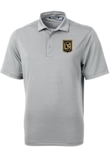 Cutter and Buck Los Angeles FC Grey Virtue Eco Pique Big and Tall Polo