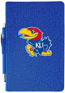 Kansas Jayhawks Pen Notebook and Folder - Blue