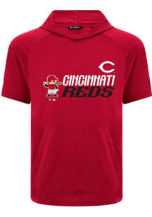 Levelwear Cincinnati Reds Red Phase 8-Bit Baseball Short Sleeve Hoods