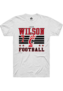 Logan Wilson Cincinnati Bearcats White Football NIL Striped Short Sleeve Player T Shirt