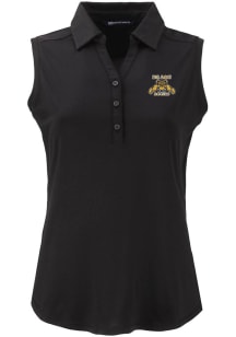 Cutter and Buck North Carolina A&amp;T State University Womens Black Forge Eco Polo Shirt